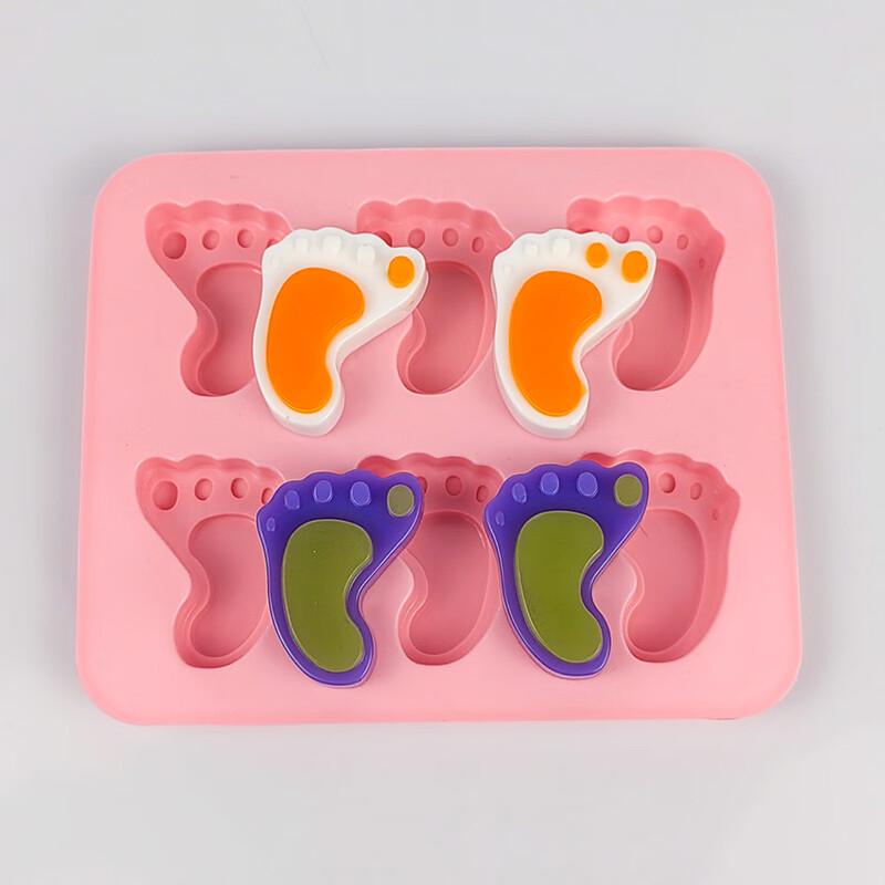 

6-Hole Little Foot Silicone Baking & Ice Mold
