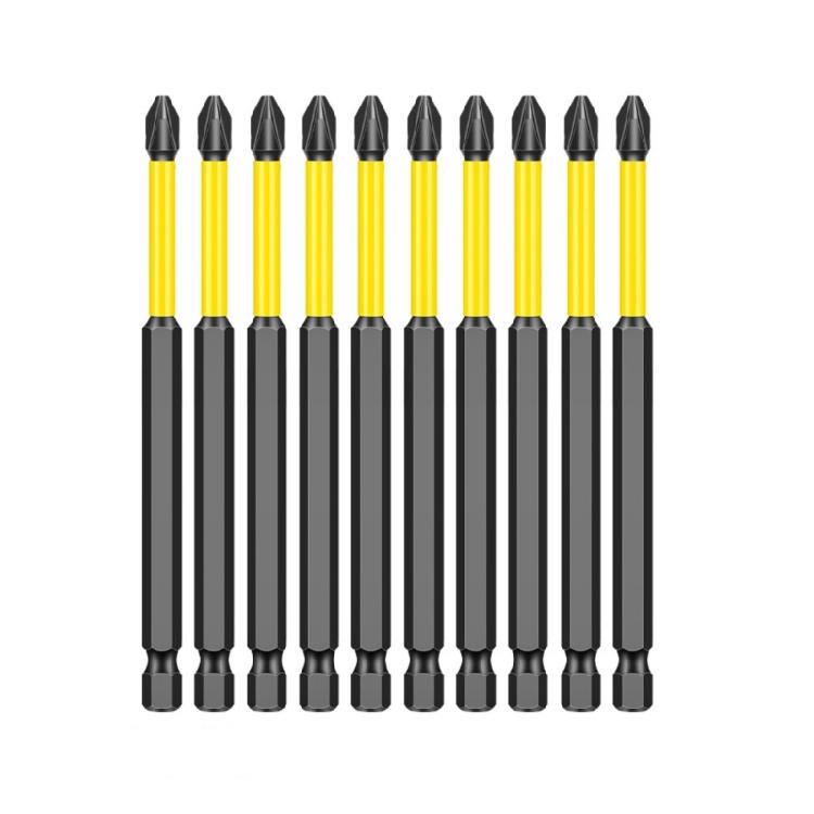 10Pcs Crossing Head Screwdriver Bit Set for Electrician 1/4inch Hexagonal Shank Magnetic Crossing Screw Driver Attachment