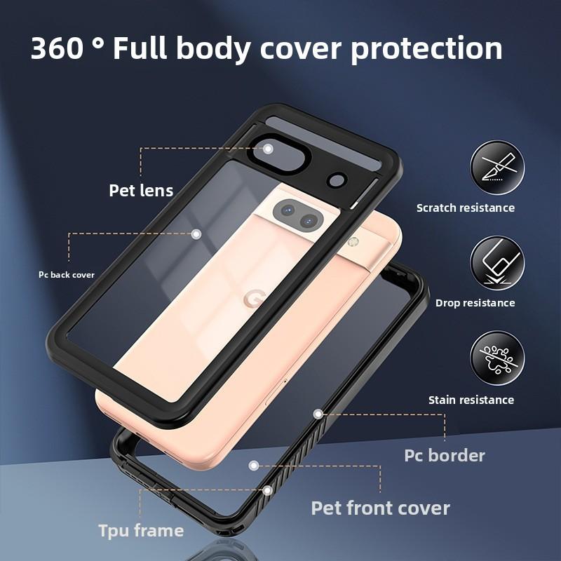 For Pixel Google 8a Waterproof Shockproof 360 Full Body Cover Case Supplies