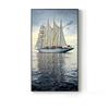 Sailboat Backlight Posters and Prints Ocean Landscape Canvas Paintings Wall Art Picture Home Decor for Living Room Bedroom