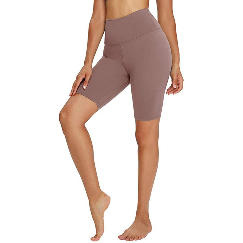 Women's Barely-There Yoga Shorts, Peach Buttocks Fitness Pants, High-Elastic Tight Abdomen-Lifting Buttocks Cycling Pants