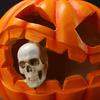Pumpkin Skull Skull Shaped Lamp Halloween Theme Ornament Stylish Decorative Light Indoor and Outdoor Festives Decoration