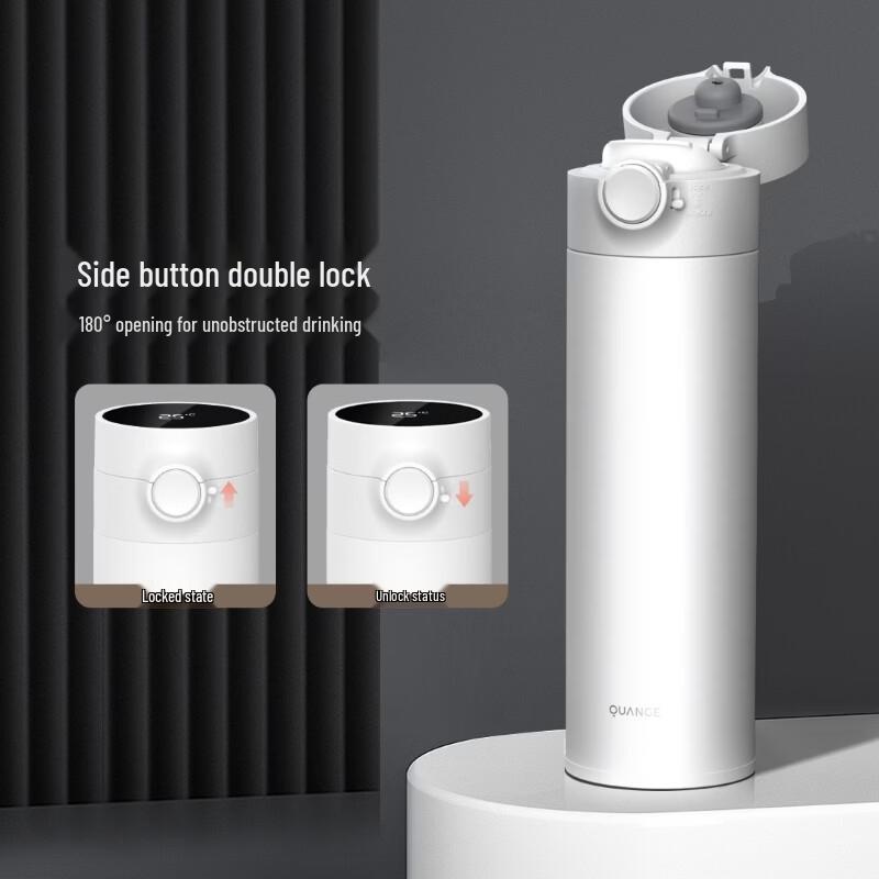 QUANGE 316 Stainless Steel Temperature Display Thermos Mug