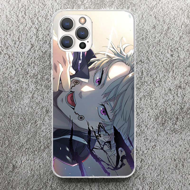Kaisen J-Jujutsu Inumaki Toge Phone Case For iPhone 13 12 Mini 11 Pro Max XS XR X Max 7 Plus 8 SE 6 6S 5 5S Soft Silicone Print