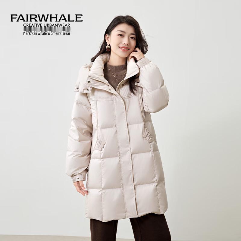 

Женский пуховик средней длины Mark Fairwhale для зимы XL