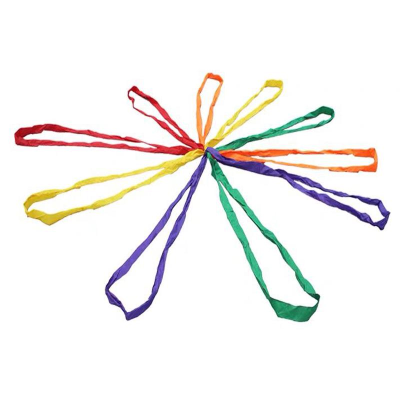 Game Rope Ten Way Tension Rope Multi Person Sports Collaboration Sensory Children'S Outdoor Parent Child Interaction Game