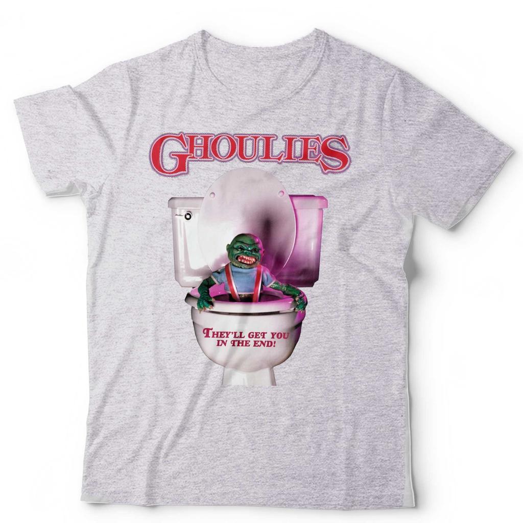 T-shirt Ghoulies Film Horror Cult Classico Anni '80 Maglietta Retrò Divertente Halloween