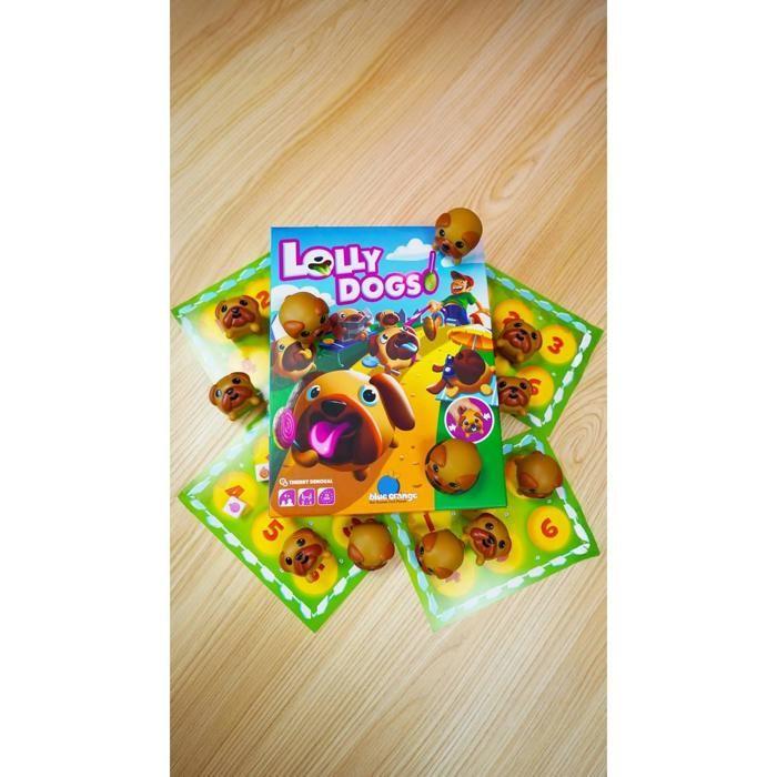 Jeu de société - BLUE ORANGE - LOLLY DOGS - Jeu de dés - 2-4 joueurs - Dès 4 ans