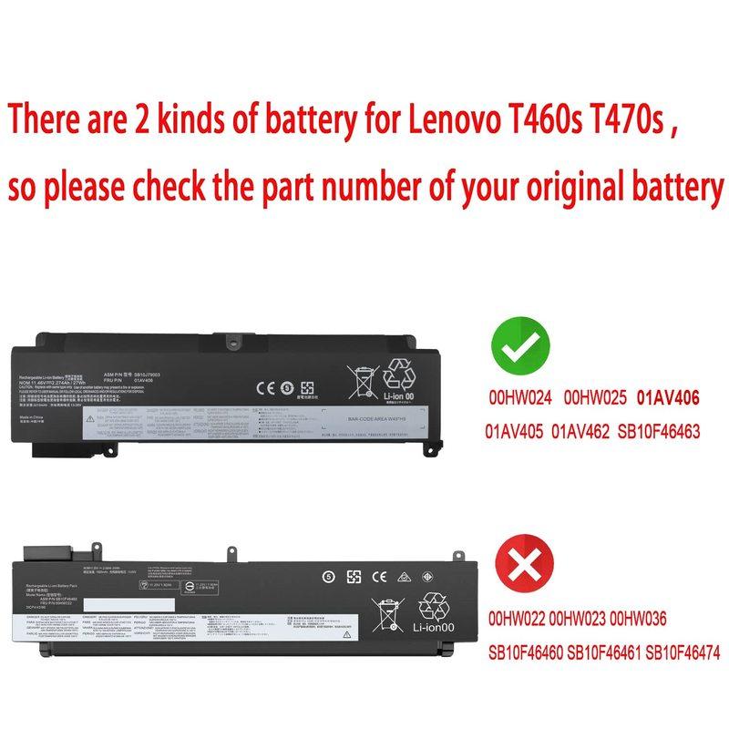 Lenovo ThinkPad T460S T470S Serisi için 01AV405 Pil 01AV406 01AV462 00HW024 00HW025 00HW038 SB10J79002 L16M3P73 SB10K97605