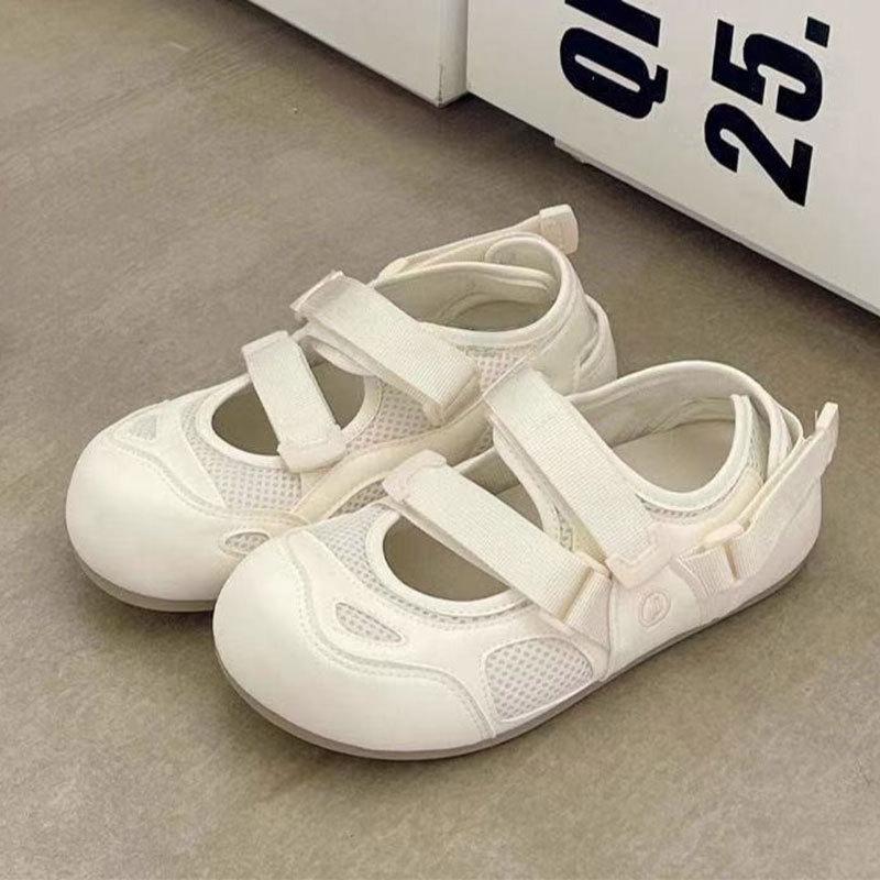 Thick-soled Sports Bag Head Sandals Women's New Summer Women's Skirt Velcro Single Shoes Women