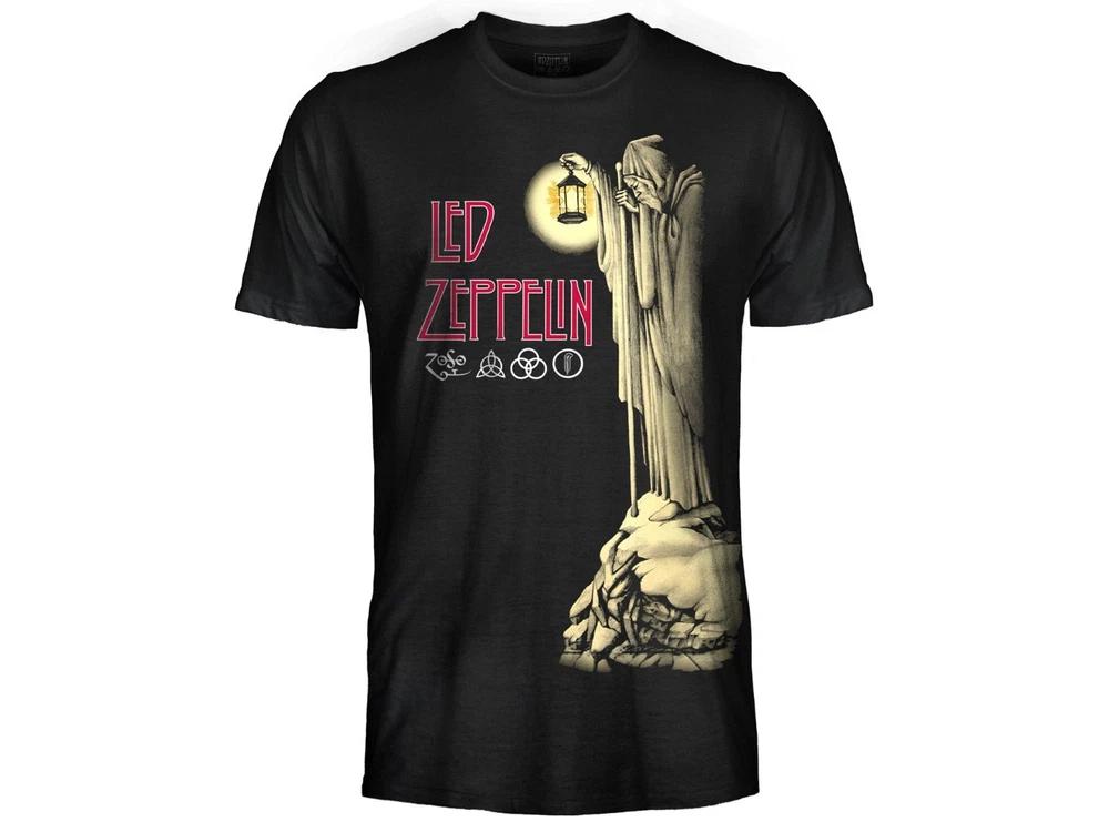 Led Zeppelin Official TShirt Jersey Original Black Rock Hermit TShirt S