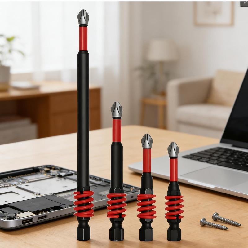 12/1 Stück Magnetischer Schraubendreherbit Sechskantschaft Elektrischer Federbohrerkopf Heimwerker Holzbearbeitung Reparatur Bohrer Bits Hardware Werkzeug Zubehör