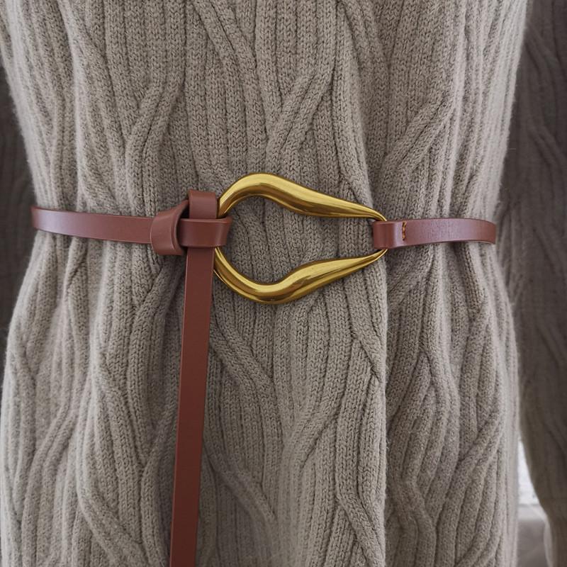 Waist Womens Leather Strap With Metal Buckle For Women Fashion And Daily Wear