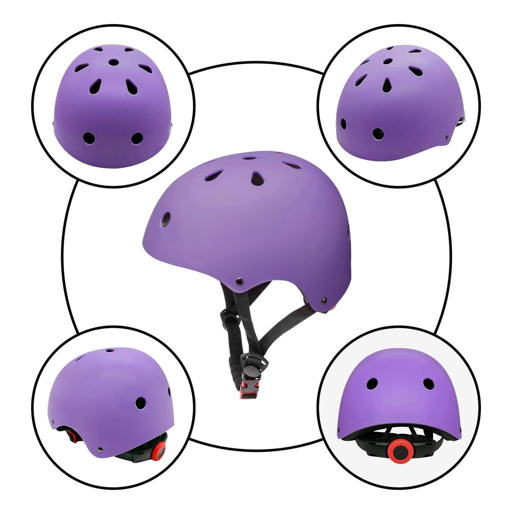 Kids Bike Helmet Toddler Ages 3-8 Years Old Boys Girls Children Adjustable Bicycle Helmet Purple