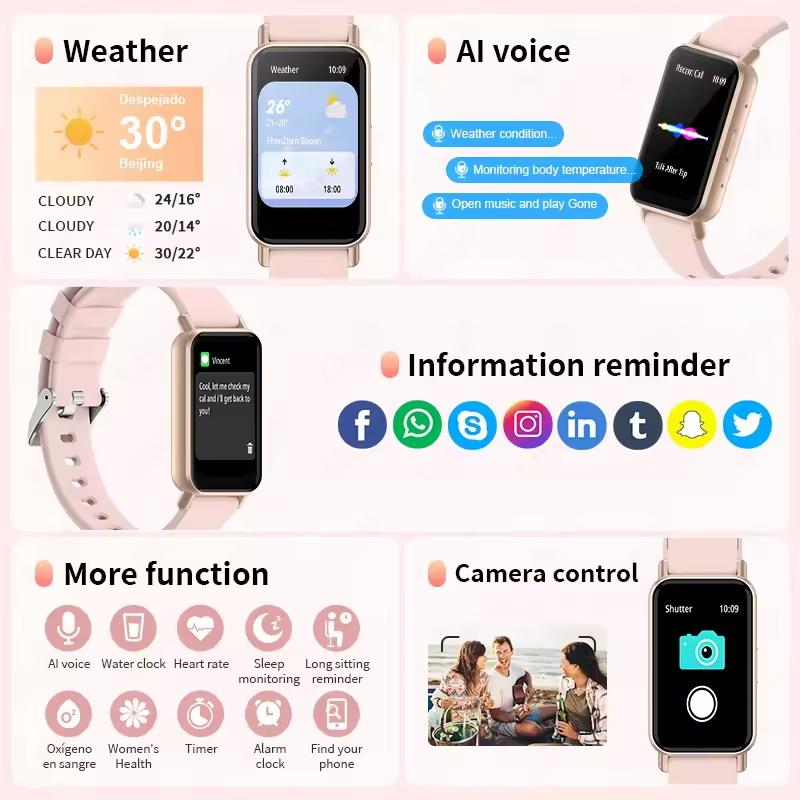 2025 New Watch 5 Men Smart Watch 100+Sports Mode Track Bluetooth Call Heart rate Waterproof Sport Fitness Smart bracelet Women