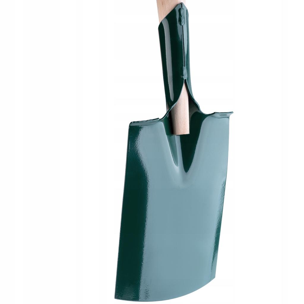 KADAX Łopata Łopatka metalowa Ogrodowa mała mocna szufla Z Trzonkiem 60cm