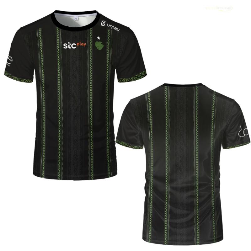 Team Falcons 2024 DOTA 2 Gaming Uniform Clothing Jersey Middle East Player Short Sleeve T-shirt Men Fashion Esports Tees S