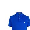 Polo Ralph Lauren Logo Embroidered Solid Color Polo Shirt Men Polo Shirts Blue 710680784-147