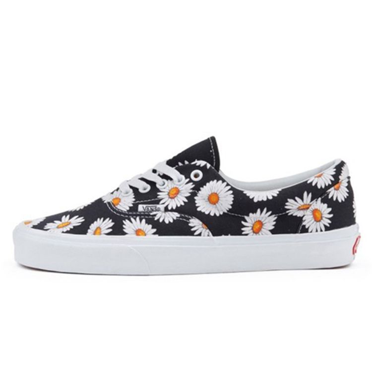 Vans Era Big Daisies Low Top Skate Shoes Unisex Sneakers Black White VN0A38FRTOZ