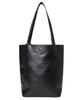 Ajobyajo Vegan Leather Dual Tote Bag [Black]