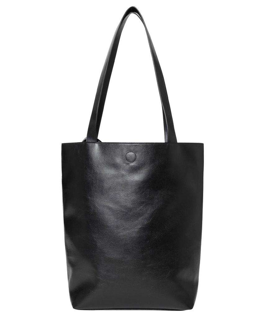Ajobyajo Vegan Leather Dual Tote Bag [Black]