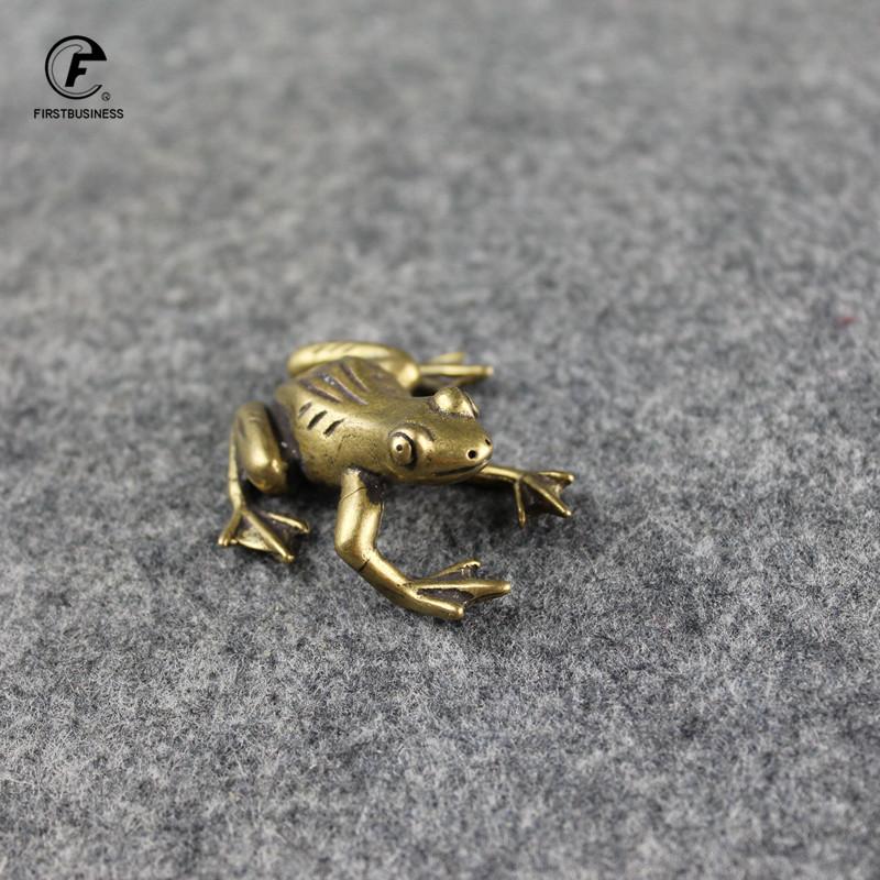 Frogs Bionic Copper Model Home Office Decoration New Arrival Retro Brass Animal High Quality & Tea Pet Tabletop Ornaments Gift