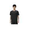 Li Ning Laufserie Einfarbig Reflektierend Rundhals Sport Kurzarm T-Shirt Herren Tops Schwarz ATSU199-1