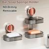 New Suction Cup Soap Box Wall Mounted NO-Drilling Soap Dish Holder Removable Soap Storage Rack For Bathroom Shower