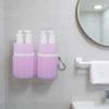 55ml Travel Bottles for Toiletries TSA Approved 4pcs Dispensing Refillable   Proof Pump Bottle with Silicone Suction Cup Toiletry Storage Box