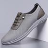 Fashion Spring Hot Selling Breathable Mesh Casual Shoes Breathable Soft Bottom Comfortable Men's Sports Shoes Walking Men's Flat Shoes