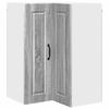 Wall Mounted Corner Cabinet PORTO Grey Sonoma 57 X 57 X 80 Cm