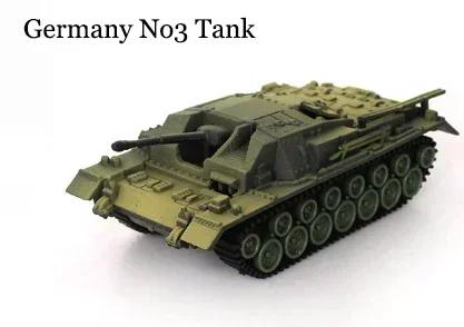1/72 Plastic Assembled Tank Model Kit WWII Military Model Puzzles 24 Styles Tanks Sand Table Tanks Toys for Boys