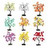 Rose Tree Table Lamp with USB Power Artificial Bonsai Flower Night Light for Bedroom Living Room Wedding Romantic Valentine’s Day Mother’s Day Gift