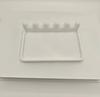 1pc Portable Brush Holder with Drip Tray | Front Tray Design, Easy Cleaning, Saves Space, for All Painting Types