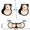Shile Cartoon Cat Paw Magnetic Bookmarks - Cute Page Clips & Gifts for Journals