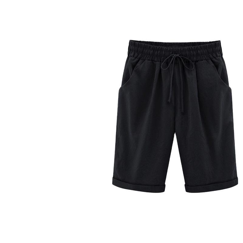New Summer Casual Pants For Women, Thin Cut, Outerwear, Mid Length Pants, Plus Size Women'S Clothing