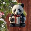 Nieuwe Kerst Panda Hanger Kerstboom Acryl Cartoon Panda Huisdecoratie Auto Decoratie
