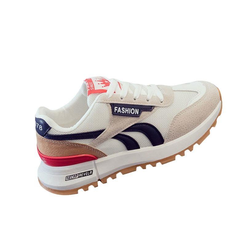 Women's Shoes 2025 Spring New Korean Version Dad Shoes Men's and Women's Same White Shoes Breathable Women's Casual Shoes