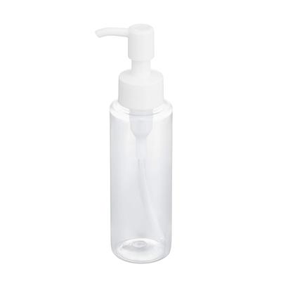 Kai Corporation Pompali Şişe 100ml Kozmetik Şeffaf Kap Seyahat YOU TIME (şampuan saç kremi vb. kullanımı için) 1 parça