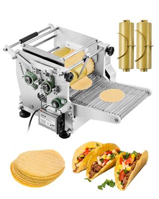 VEVOR Electric Tortilla Maker, Automatic Corn Tortilla Making Machine with Non-Stick Coating and Two Molds(4 In + 6 In)