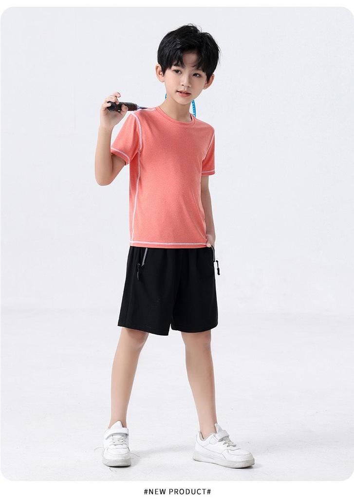 Children's Quick-Dry Long Sleeve Sports T-Shirt for Boys & Girls - Perfect for Basketball, Running, & Yoga