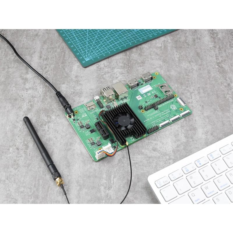 Dedicated All-in-one 3007 Cooling Fan for Raspberry Pi Compute Module 4 CM4, Speed Adjustable,With Thermal Tapes,Options 5V/12V