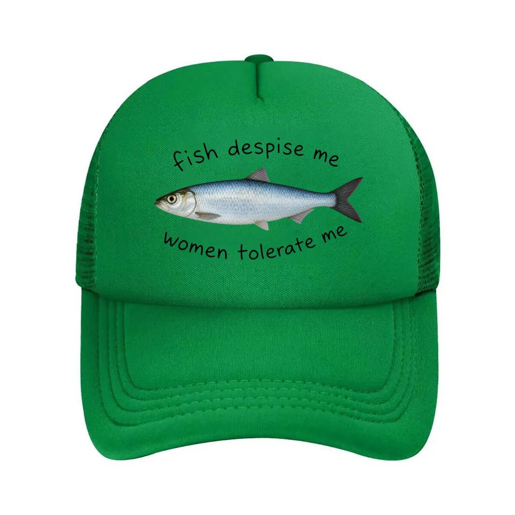 Fish Despise Me Women Tolerate Mesh Baseball Cap For Womens Unisex FeUnisex Beach Dad Hat Hip Hop