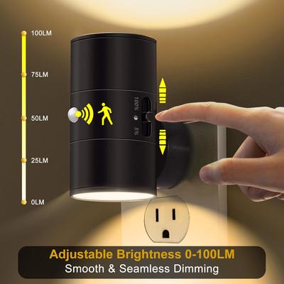 Luce Notturna LED con Sensore di Movimento e Illuminazione d'Ambiente Dimmerabile per Camera da Letto