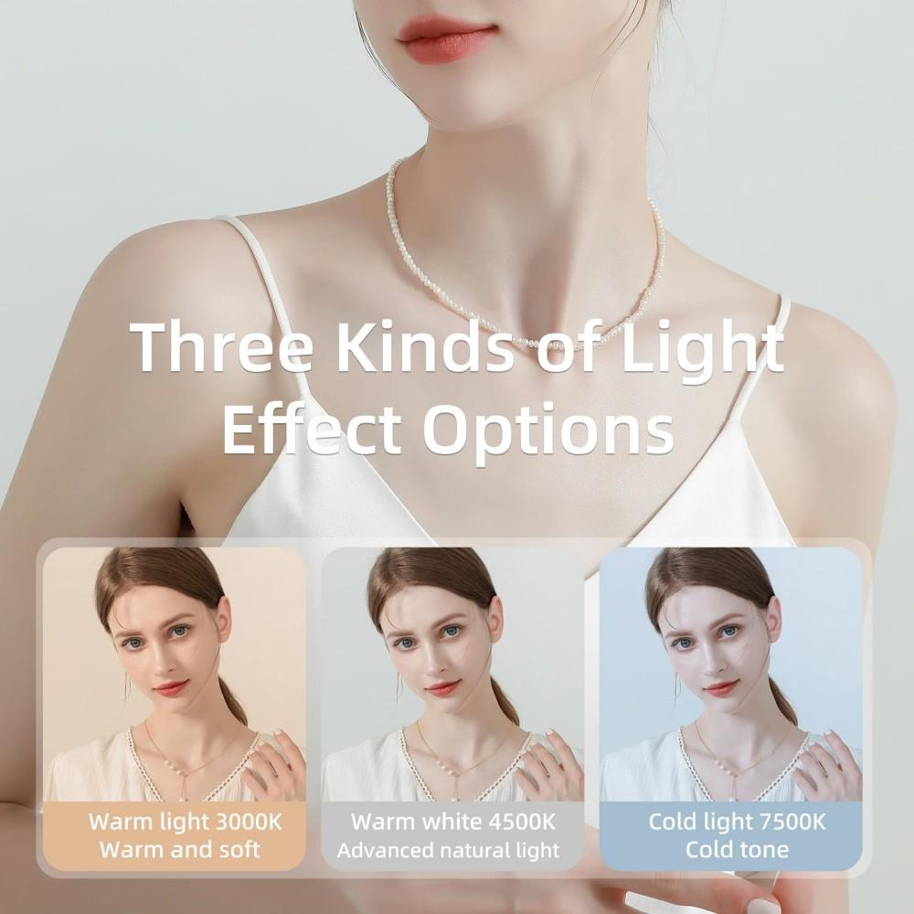 RGB Camera Light Pocket LED Fill Lights for Video Recording Selfie Light Full Color 3000-9900K with Clip 1500mAh Rechargeable