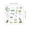 4 Wedding Decoration Stickers, Graduation Message Book Decoration Stickers, Suitable for Wedding Scene Decoration, Graduation Se