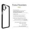 For Samsung Galaxy A07 Case For Samsung Galaxy A07 5G Anti-Shockproof TPU Transparent Black Frame Case For Samsung Galaxy A07 5G