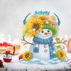 Acrylic Shaking Head Christmas Cat Diamond Painting Tabletop Ornaments Kit Diamond Painting Desktop Decors for Home Office Decor