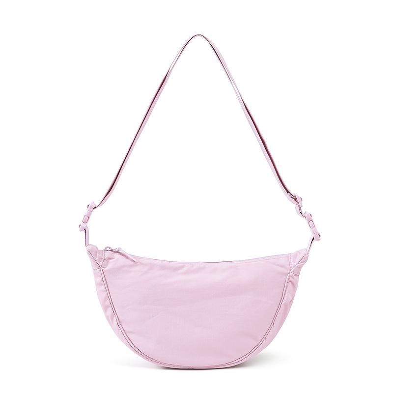 Lightweight Shoulder Bag Soid Color Unisex Chest Bag Commuter Bag