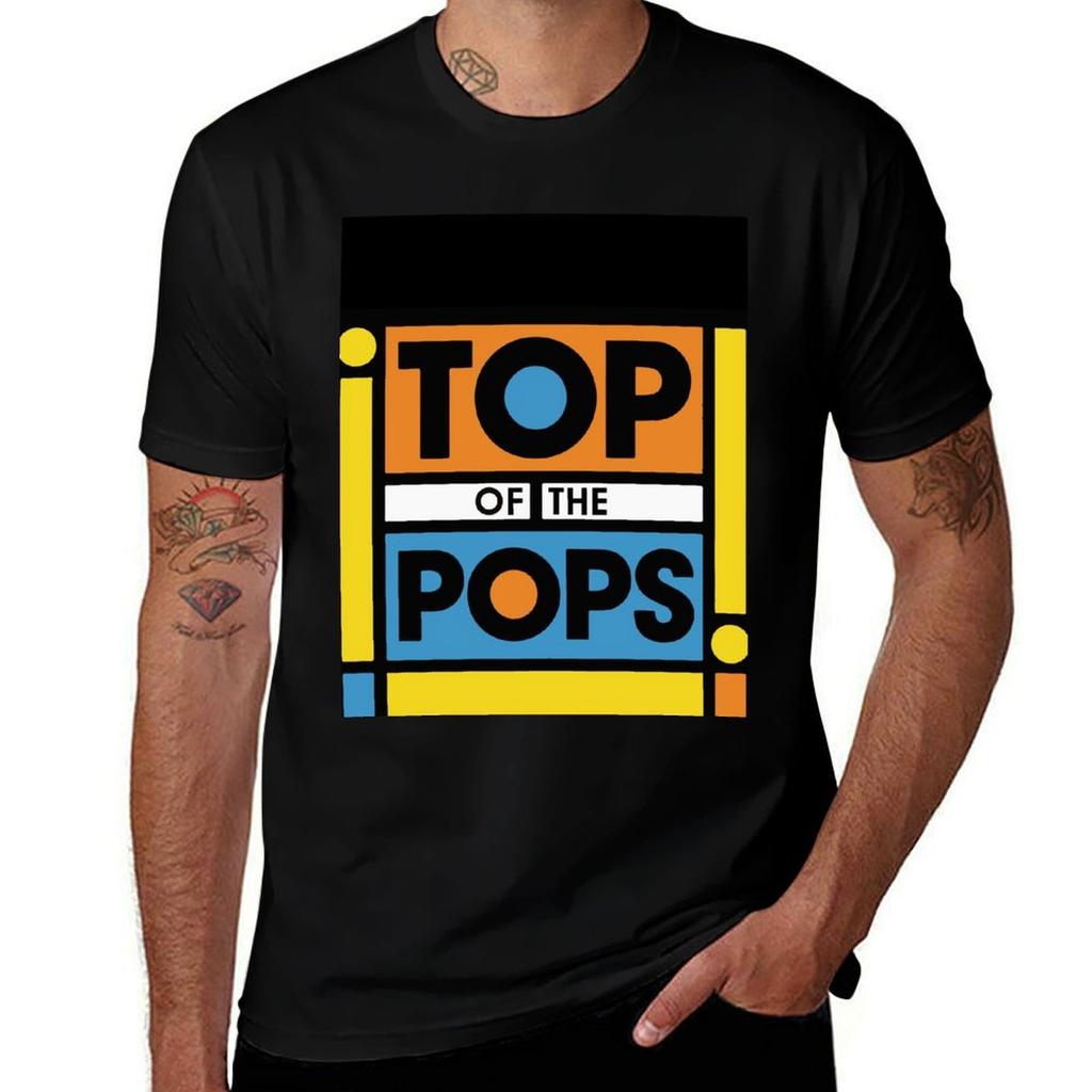 Top Of The Pops Vintage Tshirt Odor Resistant Short Sleeve Top